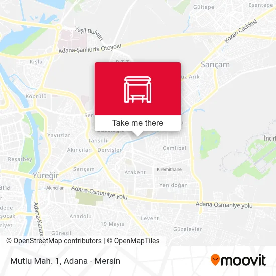 Mutlu Mah. 1 map