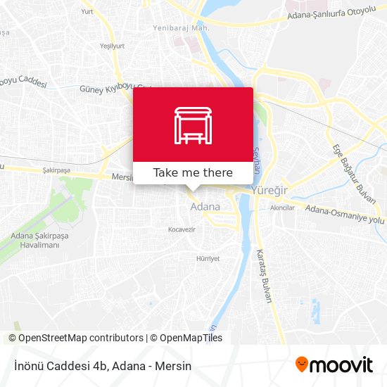 İnönü Caddesi 4b map
