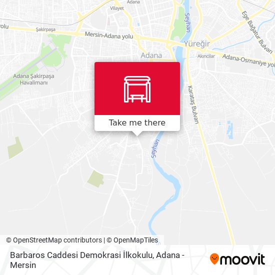 Barbaros Caddesi Demokrasi İlkokulu map