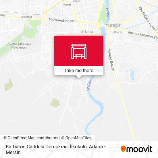 Barbaros Caddesi Demokrasi İlkokulu map