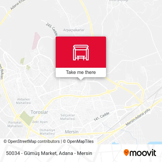 50034 - Gümüş Market map