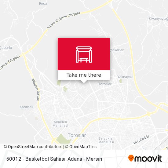 50012 - Basketbol Sahası map