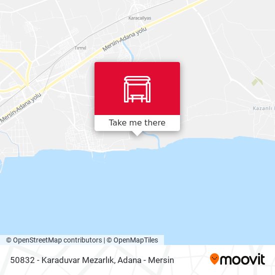50832 - Karaduvar Mezarlık map