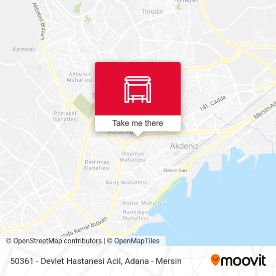 50361 - Devlet Hastanesi Acil map