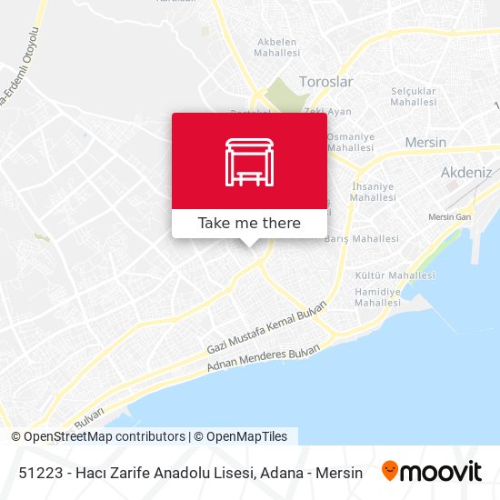 51223 - Hacı Zarife Anadolu Lisesi map