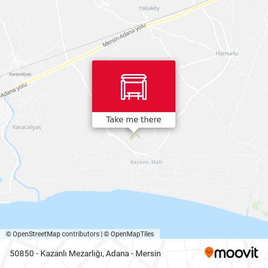 50850 - Kazanlı Mezarlığı map