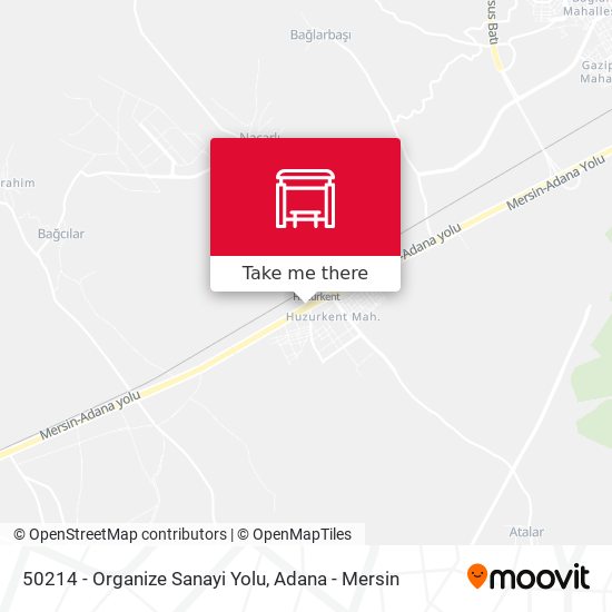 50214 - Organize Sanayi Yolu map