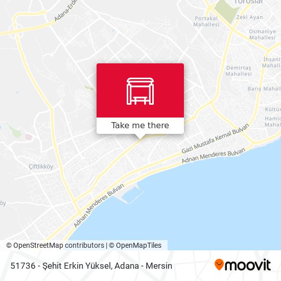 51736 - Şehit Erkin Yüksel map
