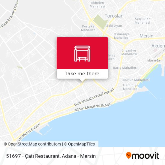 51697 - Çatı Restaurant map