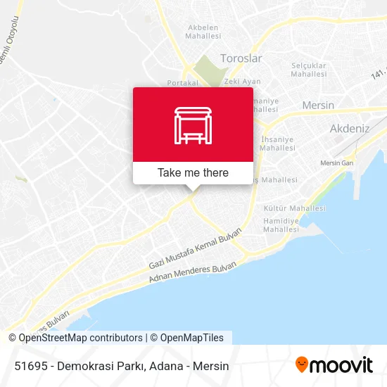 51695 - Demokrasi Parkı map