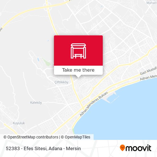 52383 - Efes Sitesi map