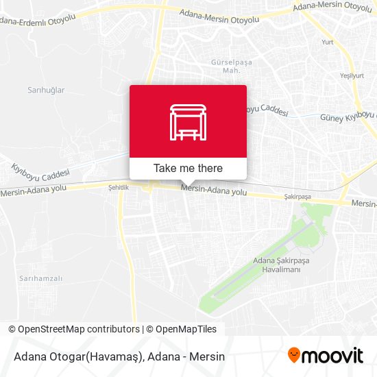 Adana Otogar(Havamaş) map