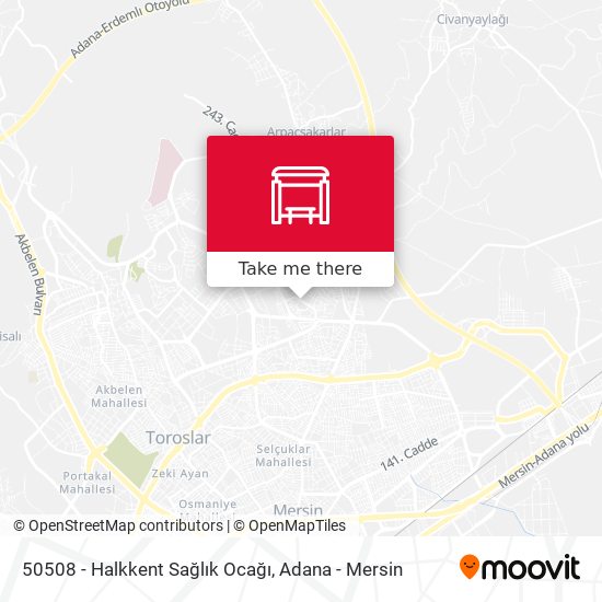 50508 - Halkkent Sağlık Ocağı map