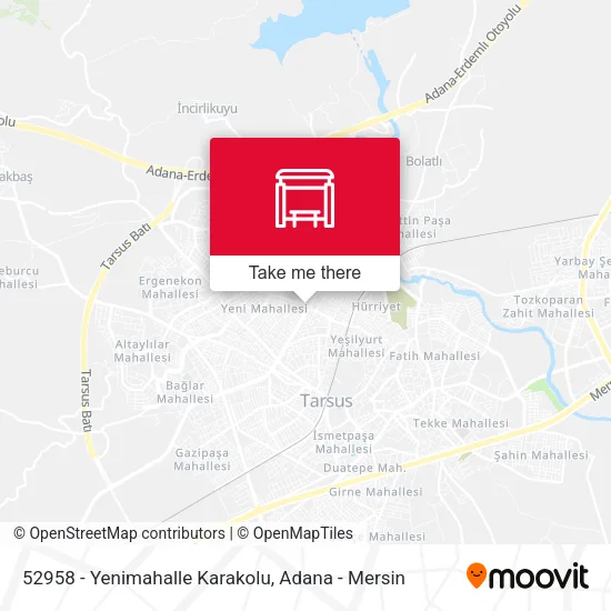 52958 - Yenimahalle Karakolu map