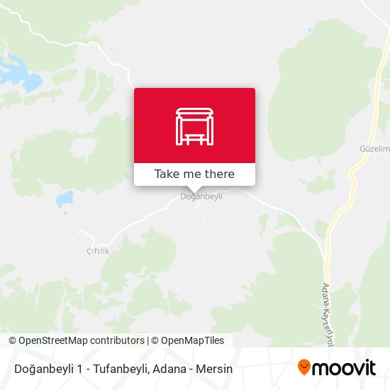 Doğanbeyli 1 - Tufanbeyli map