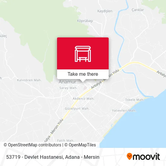 53719 - Devlet Hastanesi map