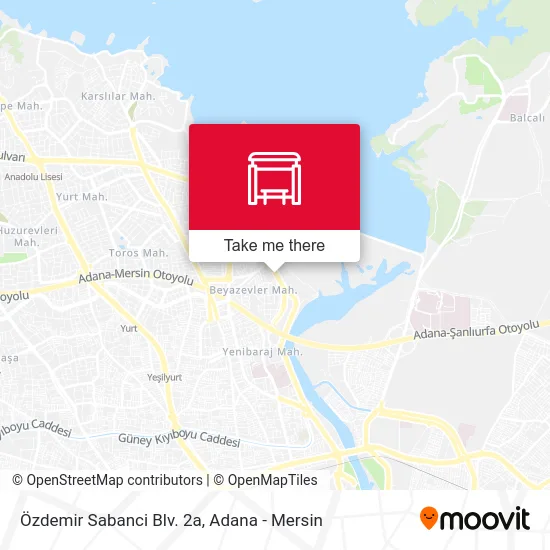 Özdemir Sabanci Blv. 2a map