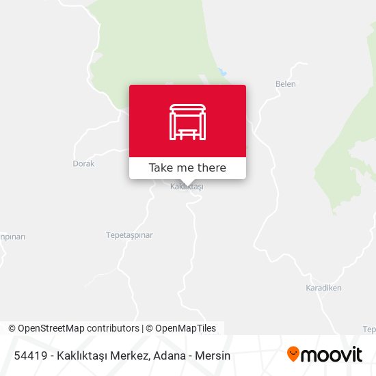 54419 - Kaklıktaşı Merkez map