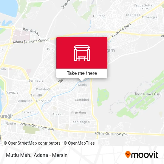 Mutlu Mah. map