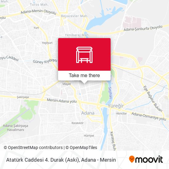 Atatürk Caddesi 4. Durak (Aski) map