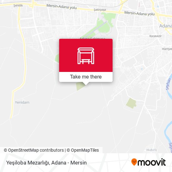 Yeşiloba Mezarlığı map