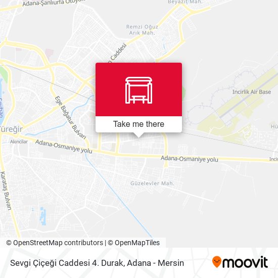 Sevgi Çiçeği Caddesi 4. Durak map