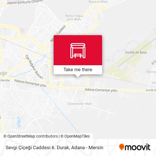 Sevgi Çiçeği Caddesi 6. Durak map