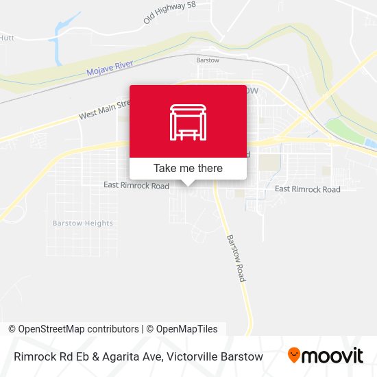 Mapa de Rimrock Rd Eb & Agarita Ave