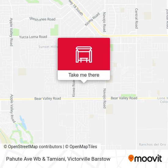 Mapa de Pahute Ave Wb & Tamiani