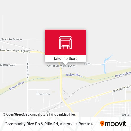 Community Blvd Eb & Rifle Rd map