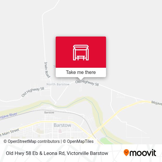 Mapa de Old Hwy 58 Eb & Leona Rd