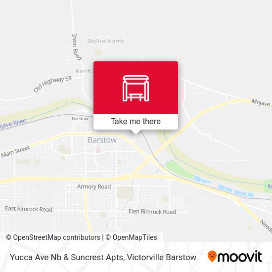 Mapa de Yucca Ave Nb & Suncrest Apts