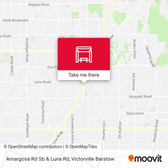 Mapa de Amargosa Rd Sb & Luna Rd
