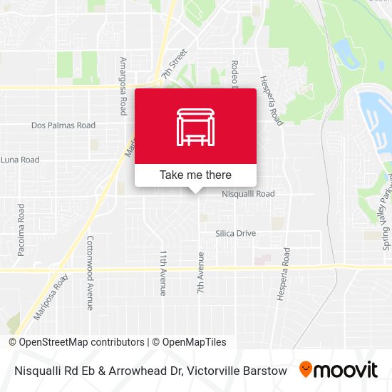 Mapa de Nisqualli Rd Eb & Arrowhead Dr