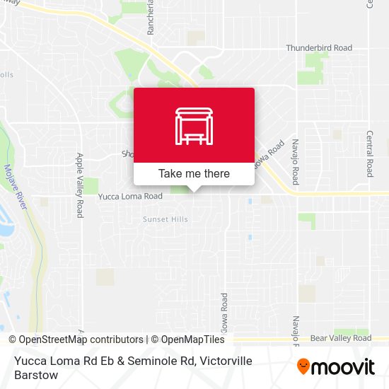Mapa de Yucca Loma Rd Eb & Seminole Rd