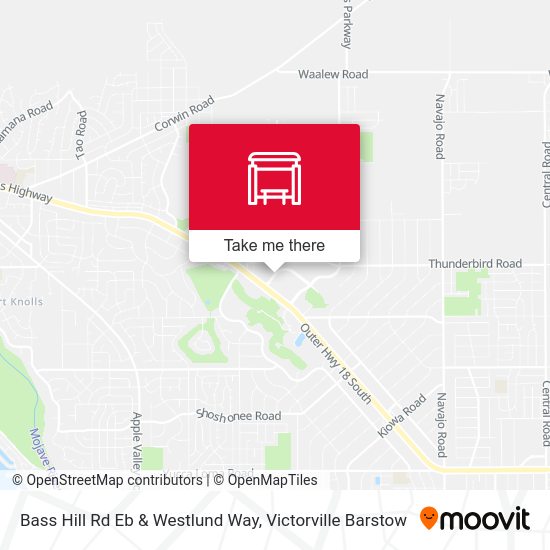 Bass Hill Rd Eb & Westlund Way map