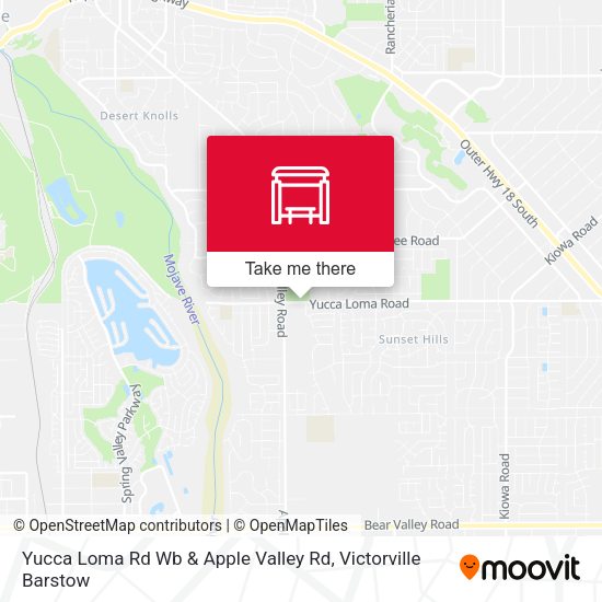 Yucca Loma Rd Wb & Apple Valley Rd map