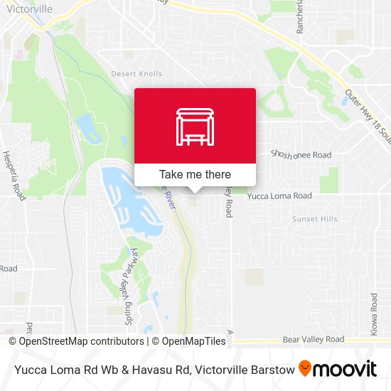 Mapa de Yucca Loma Rd Wb & Havasu Rd