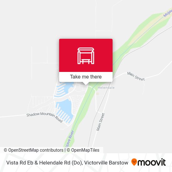 Vista Rd Eb & Helendale Rd (Do) map