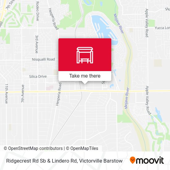 Ridgecrest Rd Sb & Lindero Rd map
