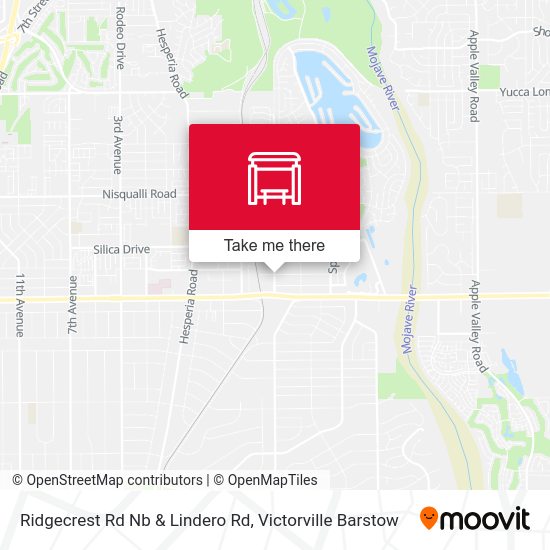 Mapa de Ridgecrest Rd Nb & Lindero Rd