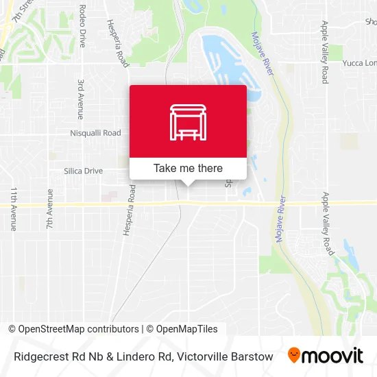 Mapa de Ridgecrest Rd Nb & Lindero Rd