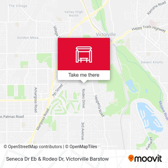 Seneca Dr Eb & Rodeo Dr map