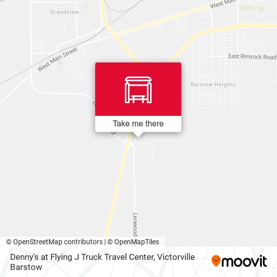 Mapa de Denny's at Flying J Truck Travel Center