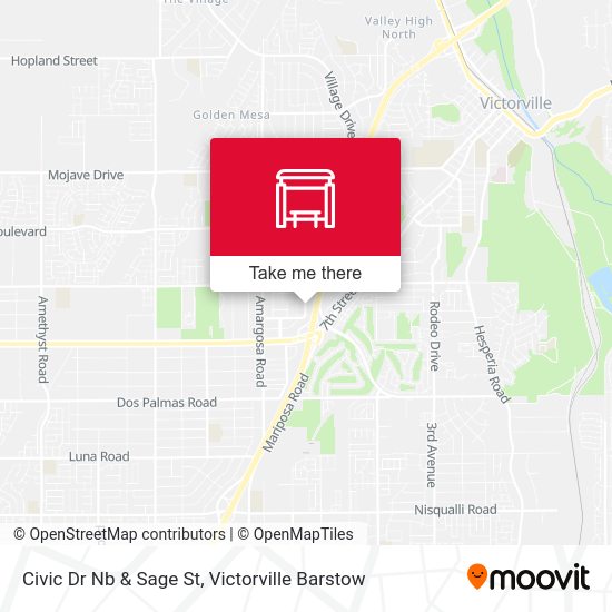 Civic Dr Nb & Sage St map