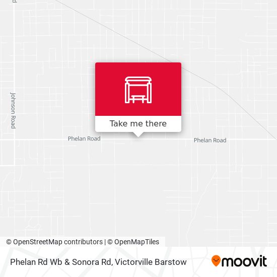 Phelan Rd Wb & Sonora Rd map