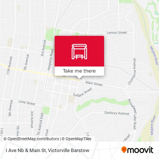 Mapa de I Ave Nb & Main St