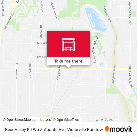 Mapa de Bear Valley Rd Wb & Apatite Ave
