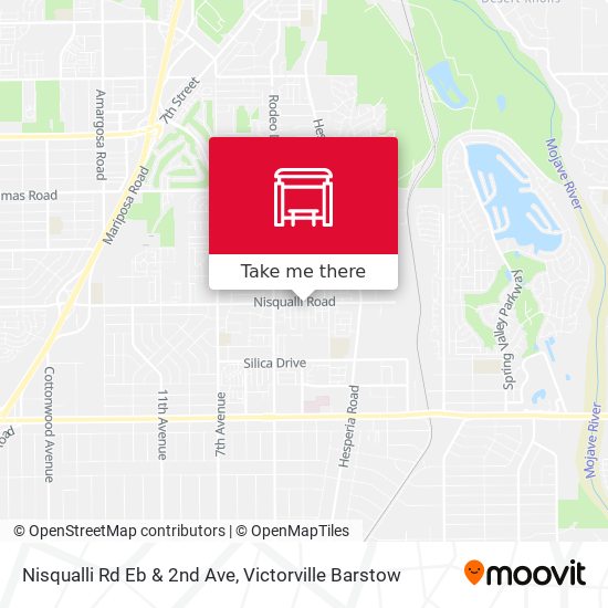 Nisqualli Rd Eb & 2nd Ave map