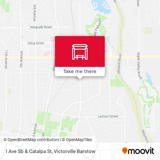 Mapa de I Ave Sb & Catalpa St